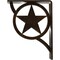 Ekena Millwork Austin Wrought Iron Bracket, (Triple center brace), Antiqued Brass 2"W x 5 1/2"D x 8"H BKTM02X05X08TAUABS - alternate 6